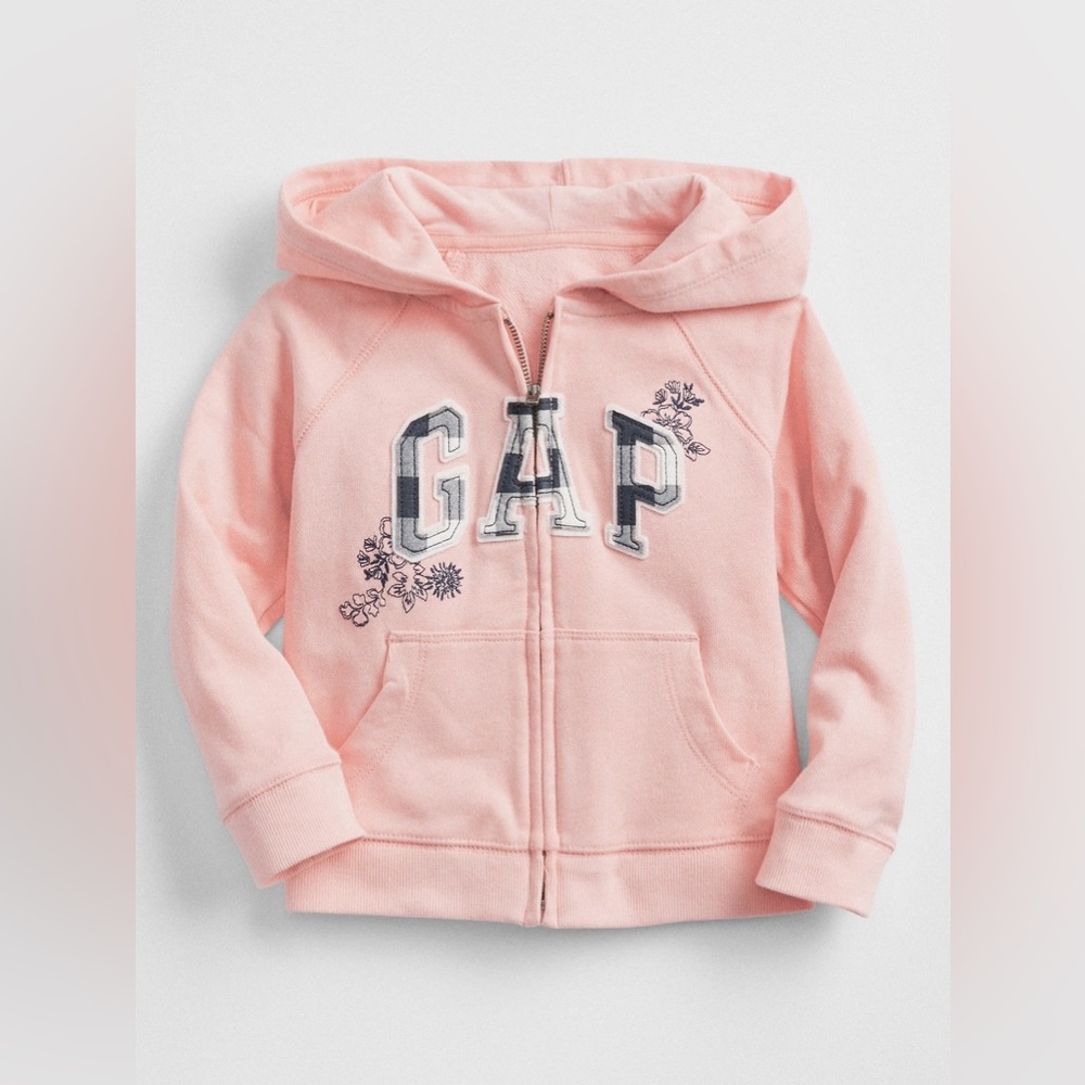 NWT GAP Print Logo Hoodie in French Terry